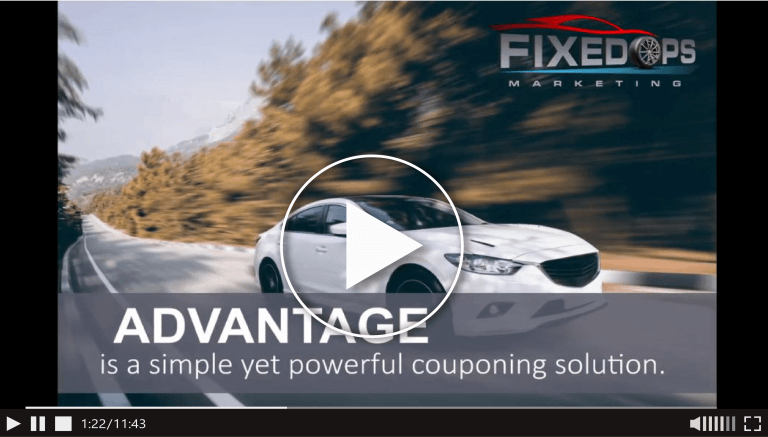 Meet FixedOPS Marketing's first service specials product platform, ADVANTAGE!