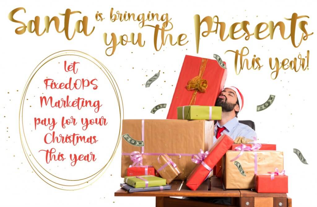 Santa is bringing the presents this year
