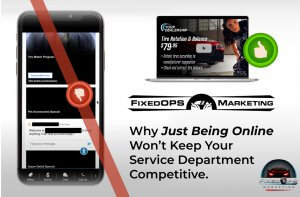 Why Just Being Online Won’t Keep Your Service Department Competitive